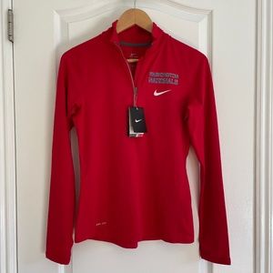 Nike Dri-FIT Element (MLB Washington Nationals) 1/2-Zip Pullover - NWT - Sm/Red